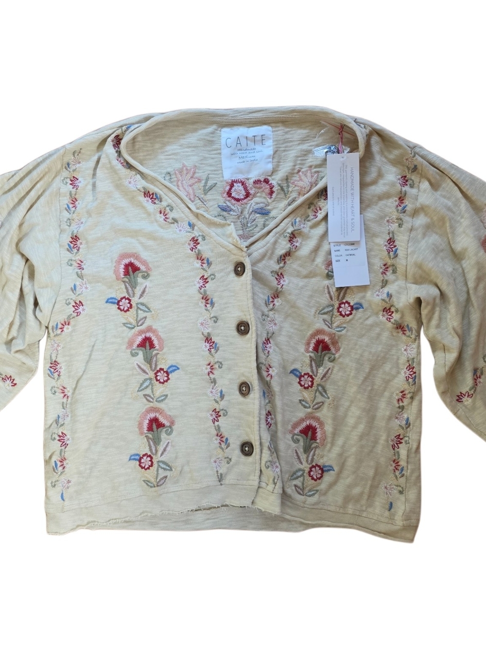 Handmade Embroidered Cardigan